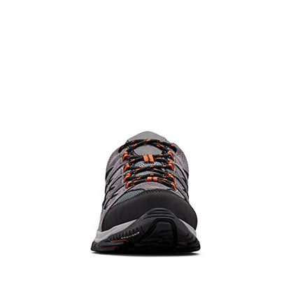 Columbia Men's Crestwood WP waterproof low rise hiking shoes, Grey (Graphite x Dark Adobe), 11 UK