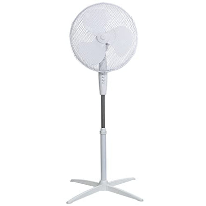 - Russell Hobbs 16" Inch | Lightweight | Pedestal Fan | 3 Speeds | Wide-Angled Oscillation -