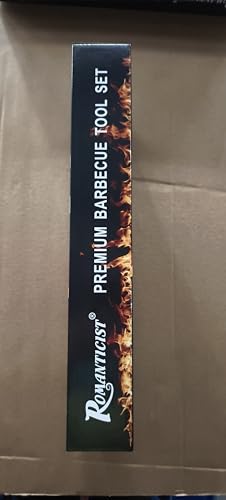 - ROMANTICIST 30pcs BBQ Grill Tool Set | Heavy Duty Stainless Steel Grill Utensils Set -