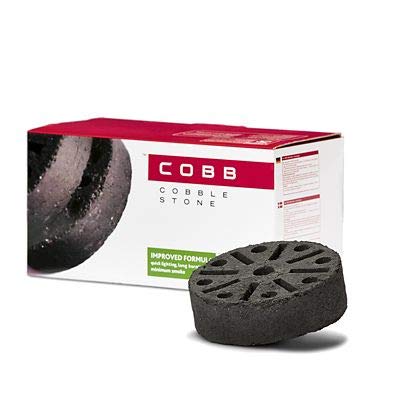 Cobb Premier Charcoal Barbecue Grill and 6 Cobblestones Bundle