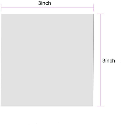 100pcs Transparent Sticky Notes Self-Stick Note Pads, Clear Notes 75mm*75mm Transparent Self Adhesive Removable Perfect for Studying and Writing in Text Books and Office