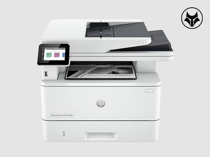 - HP Laserjet Pro MFP 4102dw Laser Printer | Black and White | Printer for Small Medium Business | Print, Copy, Scan, ADF | 2-Sided Printing | Dual-Band Wi-Fi, Ethernet | Instant Ink for Toner Available -