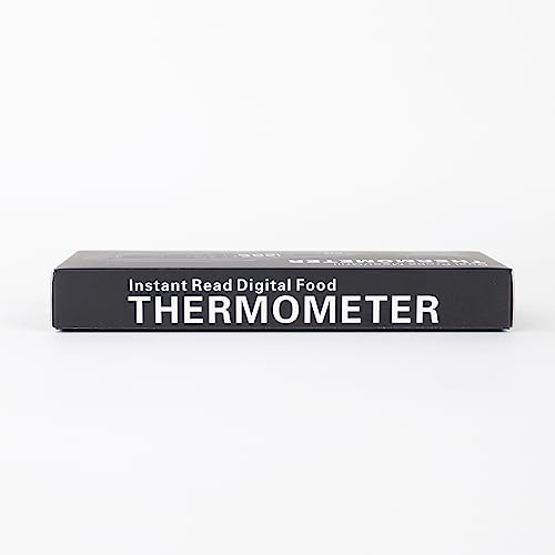 CIRYCASE Meat Thermometers, Fast & Precise Read Food Thermometer with 102cm Wire Probe, Backlight LCD Display, Calibration Function, BBQ Thermometer for Kitchen, Outdoor Cooking, Liquid & Grill