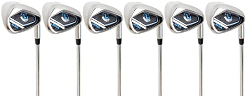 - LAZRUS GOLF Premium Golf Irons Set | (4,5,6,7,8,9) Steel Shaft Regular Flex Golf Clubs -