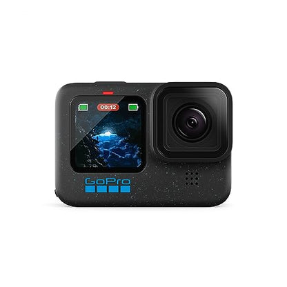 - GoPro HERO12 Black | Waterproof Action Camera | 5.3K60 Ultra HD Video -