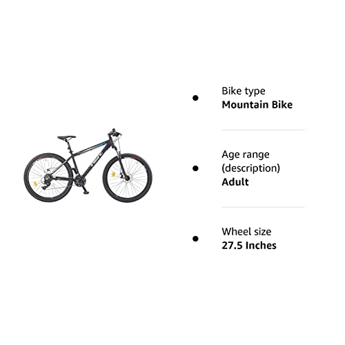 - Insync Men's Zukan 27.5-Inch (650B) | Front Suspension Alloy ATB 24 Speed Mountain Bike | 16-Inch Size -