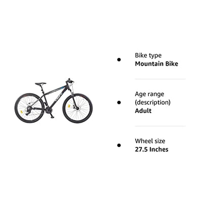 - Insync Men's Zukan 27.5-Inch (650B) | Front Suspension Alloy ATB 24 Speed Mountain Bike | 16-Inch Size -