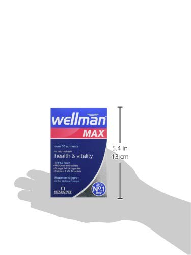 - Wellman Max - Maximum Strength Multivitamin Formula Mix with Support for energy