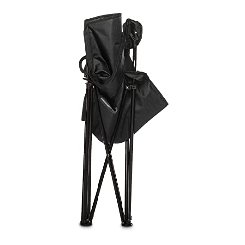 Amazon Basics Camping Chair with Cooler, Black (Padded) - XL
