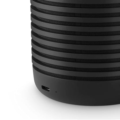 Bang & Olufsen Beosound Explore - High-end Wireless Portable Bluetooth Speaker for Outdoor, Home and Travel, 360 Degree IP67 Waterproof with Playtime Up to 27 Hours - Black Anthracite