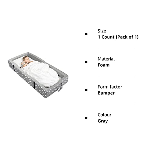 - Milliard Portable Toddler Bumper Bed | Folds for Travel -