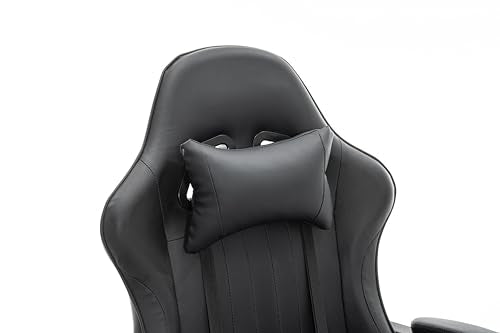 - Millhouse Gaming Racing Desk Chair | Adjustable Computer Office Chair | Lumbar with Footrest and Head Pillow -