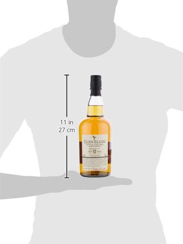 - Glen Elgin 12 Year Old Single Malt Scotch Whisky | 43% vol | 70cl | Made of Malted Barley -