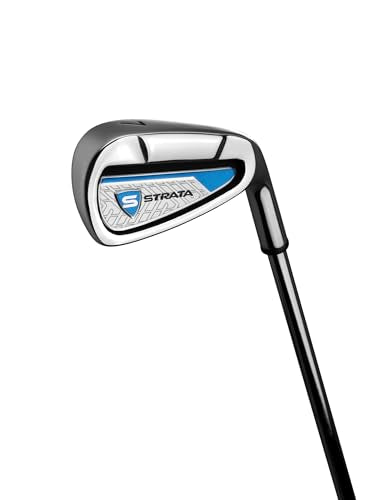 - Strata Men's Right Hand Golf Club Package Set | 12 Piece | Blue -