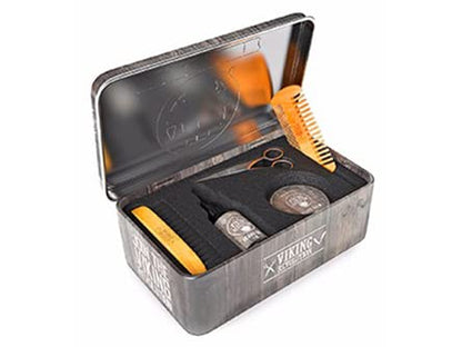 - Viking Revolution - Beard Grooming Kit for Men - Ultimate Beard Kit with 100% Boar Beard Brush -