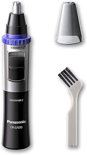 - Panasonic ER-GN30 | Wet & Dry Electric Facial Hair Ear and Nose Hair Trimmer -