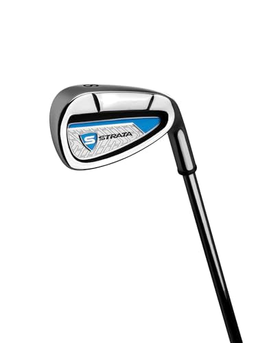 - Strata Men's Right Hand Golf Club Package Set | 12 Piece | Blue -