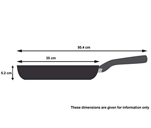- Tefal | Frying Pan | Black Aluminium | 32 cm -
