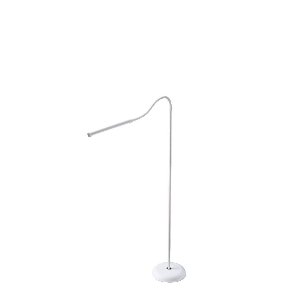 Daylight Company Unolamp Floor, Standing Lamp for Living Room, Bedroom, Salon, Office, Touch Control, Flexible Arm, Sleek Design, Multipurpose Use - White
