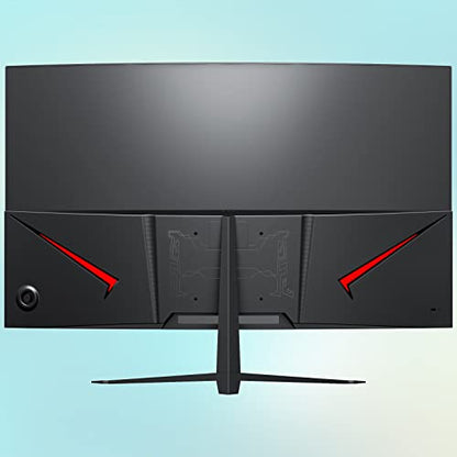 - Gawfolk 32 Inch Computer Monitor | 75Hz Full HD 1920 x 1080p Curved Display | HDMI/VGA -