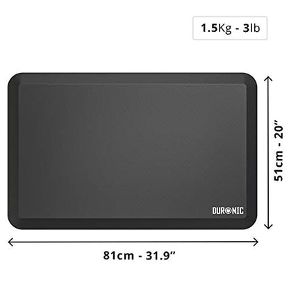 - Duronic Anti-Fatigue Mat DM-MAT1 Ergonomic Design for Home | Office Sit Stand Desk Floor Mat | Waterproof Standing With Memory Foam -