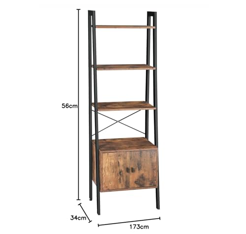- VASAGLE Shelf Ladder, Bookcase -
