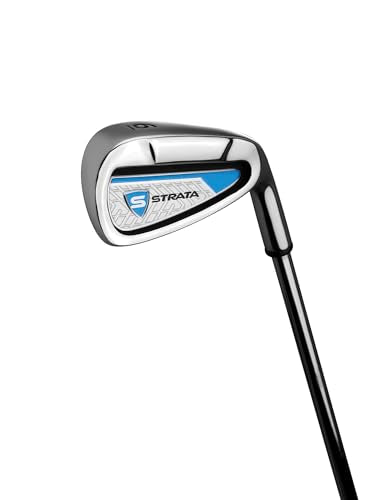 - Strata Men's Right Hand Golf Club Package Set | 12 Piece | Blue -