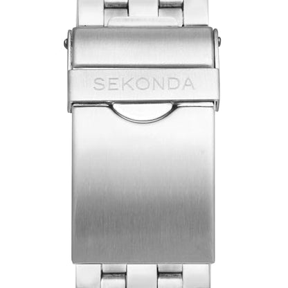 - Sekonda Men's Quartz Watch | Chronograph Display | Stainless Steel Bracelet -