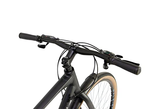 - Raleigh | STB16MT | Strada City 650b 16 Speed Disc Brake Men's Hybrid Bike | Black / Blue Size Small -