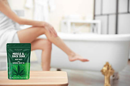 - Elysium Spa Muscle & Bath Soak With Hemp Oil -