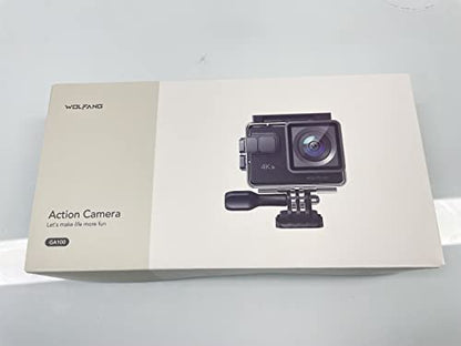 - WOLFANG Action Camera GA100 with 32GB microSDXC Memory Card 4K 30FPS