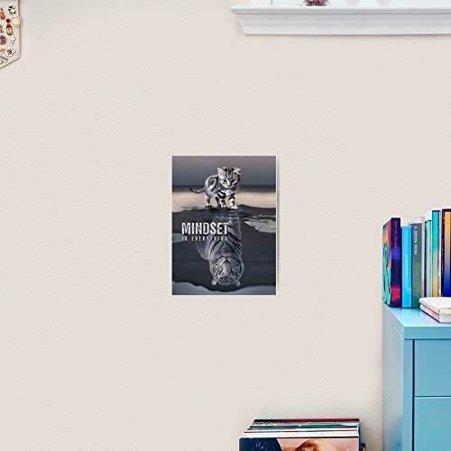 - Mindset Is Everything | Leader Motivational Inspirational Wall Art -