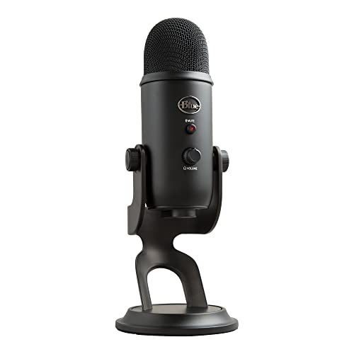 - Logitech Blue Yeti USB Microphone | Streaming | Podcasting | Studio and Computer Condenser Mic-