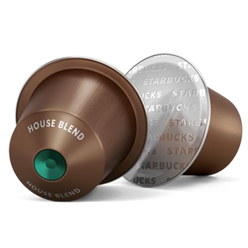 - STARBUCKS | House Blend by Nespresso | Medium Roast | Coffee Capsules 8 x 10 (80 Capsules) -