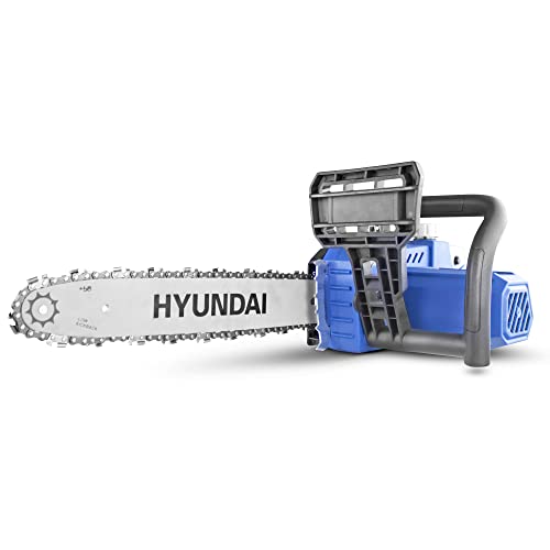 - Hyundai 1600w / 230v | 14" Bar Powerful Electric Chainsaw | Lightweight | 3m Power Cable | Automatic Chain Lubrication | Easy to Use Corded Chain Saw -