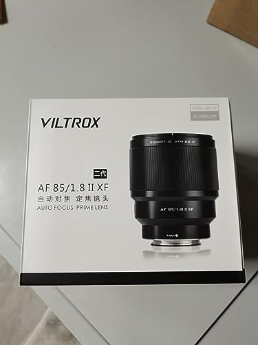 - VILTROX 85mm F1.8 II XF Lens Auto Focus Full Frame Prime Portrait Lens for Fuji X Mount Camera X-T3 X-T2 X-T30 X-T20 X-T10 X-T100 X-PRO2 X-E3 X-A20 X-A5 -
