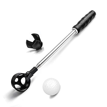 - Golf Ball Retriever | 9 ft Stainless Telescopic Golf Ball Retriever -