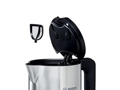 Bosch Styline TWK8633GB Variable Temperature Cordless Kettle, 1.5 Litres, 3000W - Black