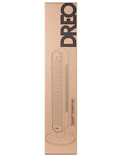 - Dreo 25dB Smart Silent Tower Fan | Upgrated DC 9 Speeds Utral-Quiet Floor Fan | 90° Oscillating Bladeless Cooling Fan | 4 Modes 12H Timer | Remote Control -
