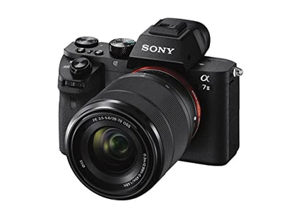 - Sony Alpha 7 II | Full-Frame Mirrorless Camera | With Sony 28-70 mm f/3.5-5.6 Zoom Lens | 24.3 Megapixels | Black -