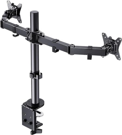 - ErGear Dual Monitor Stand for 13 to 32 Inch Screens | Dual Monitor Arm Ergonomic Viewing Angle -