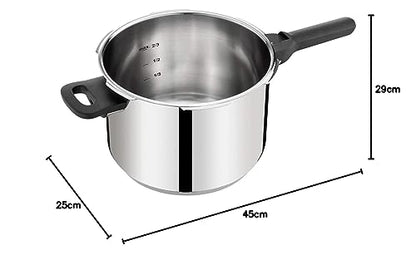 - Tefal | P2530738 Secure 5 Neo Stainless Steel Pressure Cooker | 6 L -