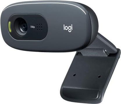 - Logitech C270 HD Webcam | HD 720p/30fps | Widescreen HD Video Calling | HD Light Correction -