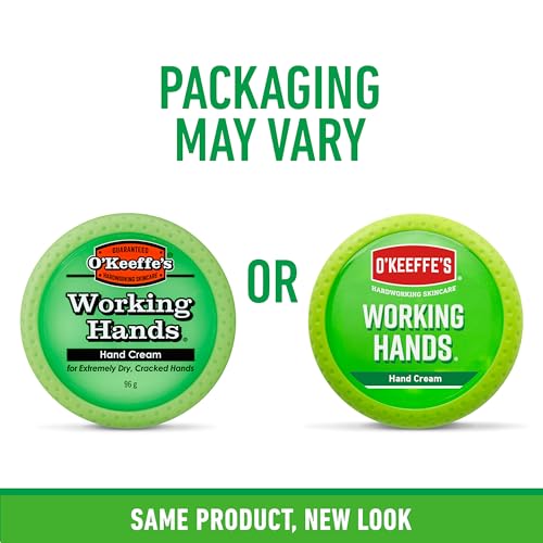 - O’Keeffe’s Hand Cream for Extremely Dry, Cracked Hands | Instantly Boosts Moisture Levels -