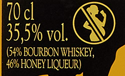 - Wild Turkey American Honey 70 cl, 35.5% ABV - Bourbon Whiskey Liqueur