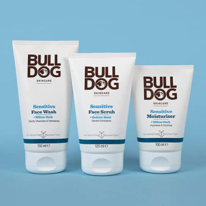 BULLDOG SKINCARE - Sensitive Face Wash For Men Cleanser for Sensitive Skin 150 ml