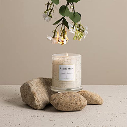 - La Jolíe Muse Scented Candles Gifts for Women | Large Jasmine Candle Gift Set -