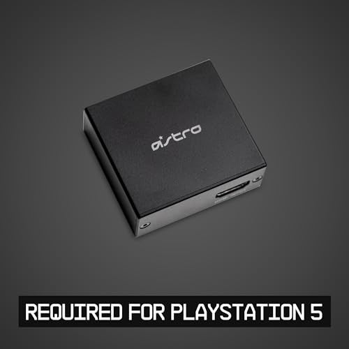 ASTRO Gaming A50 Wireless Headset + Gaming Charging Station, 4th Gen, Dolby, Balancing Gaming Sound and Voice, 2.4 GHz Wireless Connection, PS5 (HDMI adapter required), PS4, PC, Mac - Black