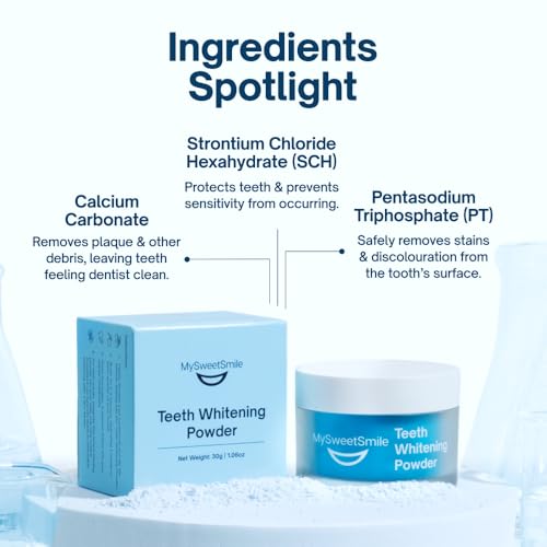 - MySweetSmile | Dentist-Approved Teeth Whitening Powder -