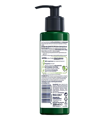 - NIVEA MEN Sensitive Pro | Ultra Calming Liquid Shaving Cream|  (200 ml) -